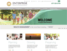 Tablet Screenshot of enterprisewealth.com